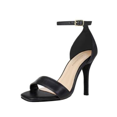 Imagem de Sandália Salto Alto Fino 12 cm Luiza Sobreira Preta Mod. 2244