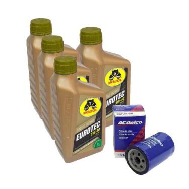 Imagem de Kit Troca De Oleo 5w40 Filtro Nova Gol 1.6,1.8,ap,g3 parati saveiro sa