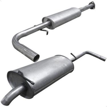 Imagem de Kit Escapamento Abafador+ Traseiro Gol 1.0 Special 1999 2005 - ScapJá