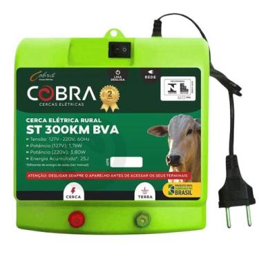 Imagem de Eletrificador Cerca Elétrica Rural 300km Super Turbo Bivolt - Cobra