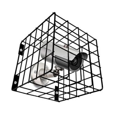 Imagem de Caixa de Proteção Para Câmera De Segurança em Aço Gaiola Aramada Antiv