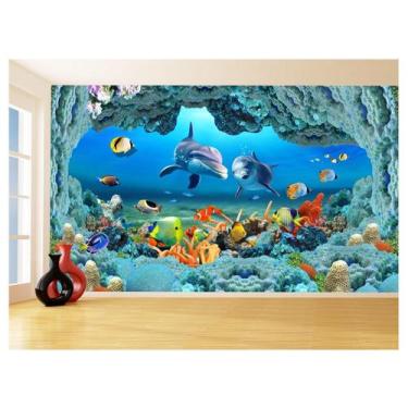 Imagem de Papel Para Piso De Porcelanato Liquido Água 3,5M Flr23 - Você Decora