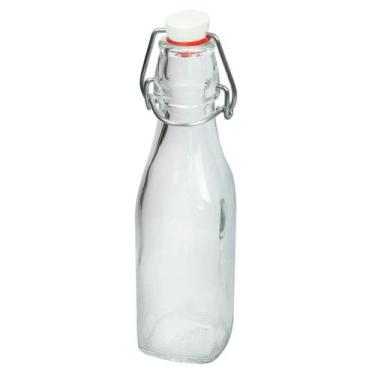 Imagem de Garrafa de Vidro Hermética 250ml Transparente Swing Bormioli Rocco