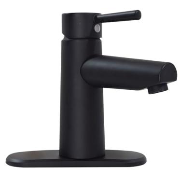 Imagem de Valterra PF232703 Premium Single Handle Navio Lavatory - Preto fosco
