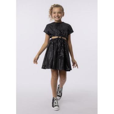 Imagem de Vestido de Cotton com Estampa de Estrelas Metalizadas - Plii, 6