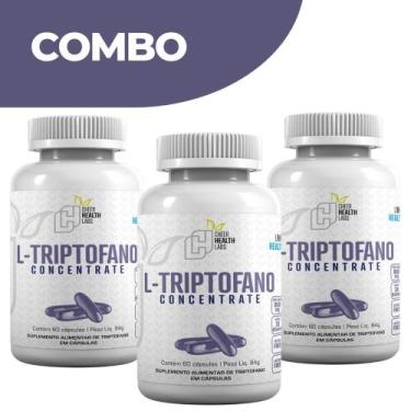 Imagem de Combo 3x L-TRIPTOFANO 60 Cápsulas - Cheer Health Labs