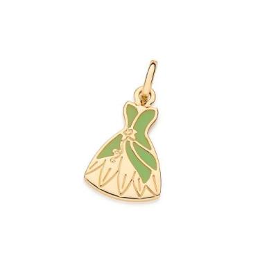 Imagem de Pingente banhado ouro 3x 24k 18k e 22k feminino infantil rommanel disn
