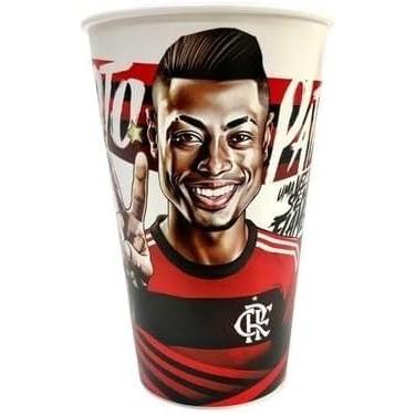 Imagem de Copo do Flamengo Bruno Henrique Oficial - Plástico 550ml