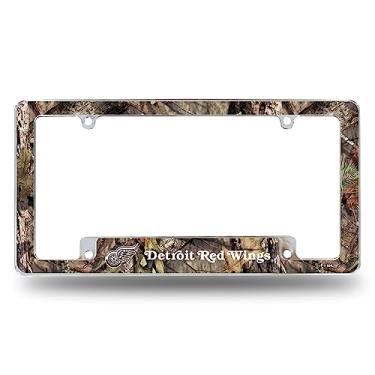 Imagem de Rico Industries NHL Detroit Red Wings Mossy Oak 30,48 cm x 15,24 cm Moldura para placa automotiva para carro/caminhão/SUV