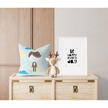 Imagem de Almofada com enchimento Infantil Príncipe Realeza Nuvens - Core Decore