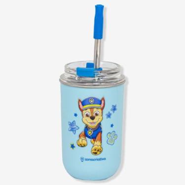 Imagem de Copo Skye ou Chase Neo com Canudo - Patrulha Canina 300ml - ZonaCriati
