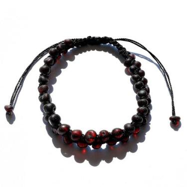 Imagem de Pulseira Âmbar Báltico Peacock - Âmbar Original