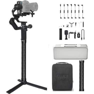 Imagem de FeiyuTech Estabilizador de Câmera Scorp-Mini 2 Kit com Luz de Rastreamento/Preenchimento Ai, Estabilizador de Cardan de 3 Eixos para Câmera Sem Espelho, Câmeras Compactas, Câmera de Ação, Smartphone,