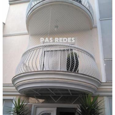 Imagem de Kit Completo Rede de Proteção Janelas Sacadas Crianças Gatos 6m  1,20m