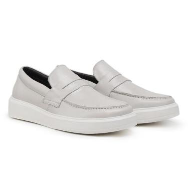 Imagem de Sapato Masculino Mocassim Couro Legitimo Sola Milano Mod.9400 - Kauany