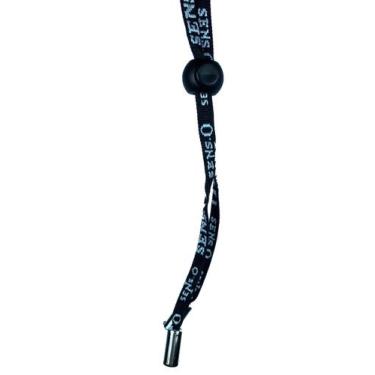 Imagem de Cadarço para Fechamento Bag Pocket - Sens.o, Cadarço preto, Branco