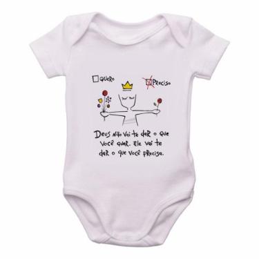 Imagem de body nenê criança roupa bebê Quero Preciso  - Empório Dutra, G   ( 4-8