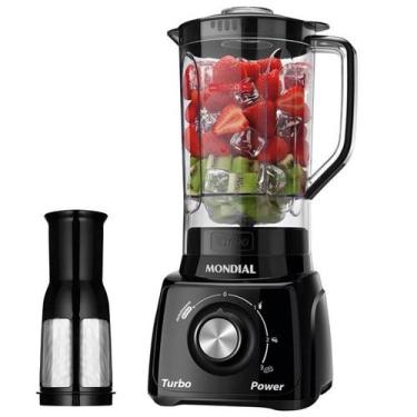 Imagem de Liquidificador Mondial Turbo Power L-99-FB 550 Watts 3 Velocidades + P