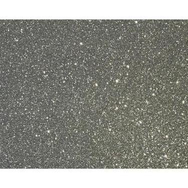 Imagem de Placa de EVA com Glíter 48X40CM Prateado 1,8MM  Pacote com 10 Unidades