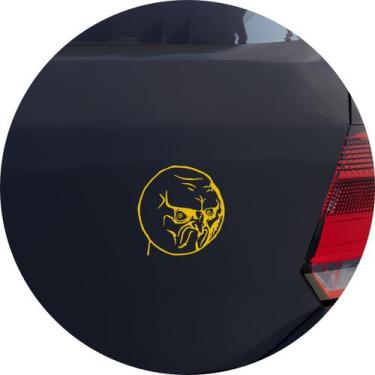 Imagem de Adesivo de Carro Me Gusta Meme - Cor Amarelo - Melhor Adesivo, Amarelo