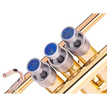Imagem de Botões de dedo personalizados de trompete pesado para todos os modelos de cornetas Stradivarius, Artisan, New York, Chicago, TR200, todos os flughelhorns Stradivarius, todos os modelos de cornetas