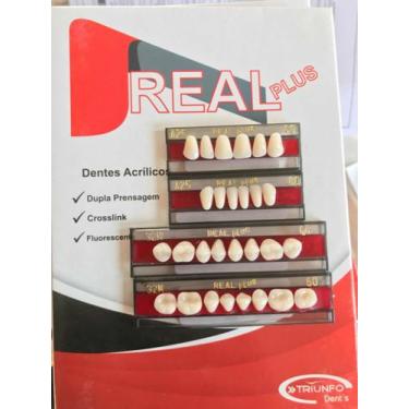 Imagem de Dentes Reposição Prótese Dupla Camada Modelo A25 + 32m - UDB ODONTO
