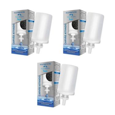 Imagem de KIT 3 Velas Para Filtro Carvão Ativado Elimina Odores - Acqua Azzurra