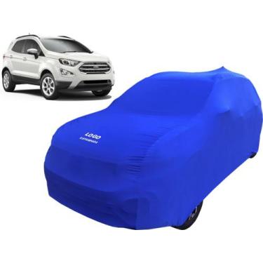 Imagem de Capa Automotiva Ford Ecosport Tecido Helanca Cor Preta - Mz, Azul
