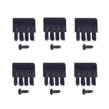 Imagem de - QI HUO JU - 6 peças de escovas de reposição para descanso de flecha, escova de biscoito para tiro com arco, peças de reposição para arco composto/arco recurvo caça tiro