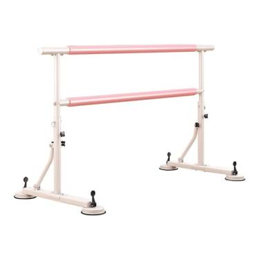 Imagem de Ballet Bar Barra De Balé De Aço Portátil Para Adultos Domésticos, Barra De Dança Autônoma Ajustável De 84-110 Cm, Equipamento De Exercício De Balé Elástico Resistente E Estável(100 cm/3.28 ft)