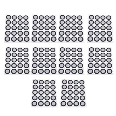 Imagem de Marcador de Digitalização 3D de 12 Mm, Alvos de Posicionamento Com Contorno Preto para Scanner 3D, Pontos de Rastreamento Precisos, Marcadores de Reflexão Difusa para