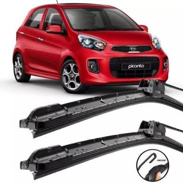 Imagem de Palhetas Silicone Limpador Parabrisa Kia Picanto 2011 A 2018 - VELOX/ 