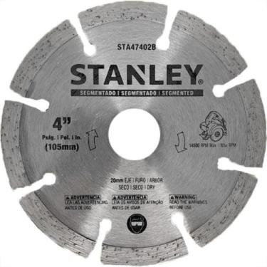 Imagem de Disco Diamantado Stanley Segmentado Seco 105Mm X 20Mm - 4'' - Sta47402