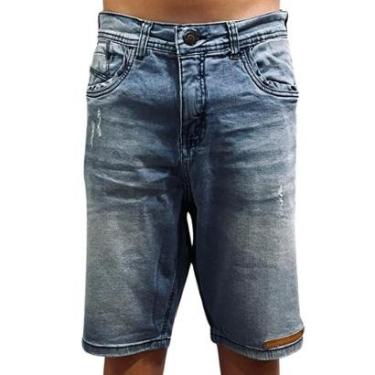 Imagem de Bermuda Jeans Masculina Onbongo Slim ON318-Masculino