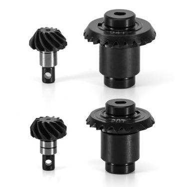 Imagem de Conjunto de Engrenagens INJORA Steel Alloy 12/24T e 12/20T para FMS FC