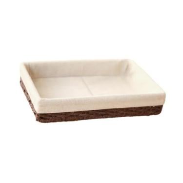 Imagem de WeiLaiKeQi Gosta de cesta de cesta retangular BING RESPONDERIRES DO GRAVAGEM de PAPEL RAPELADOR CESPETA de ROPE de PAPEL, para o café da manhã, quarto, mesa, Coffee L