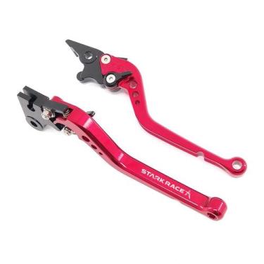 Imagem de Manete Esportivo Longo Stark Dafra Next 250 Next 300 - NoBrand, Vermel