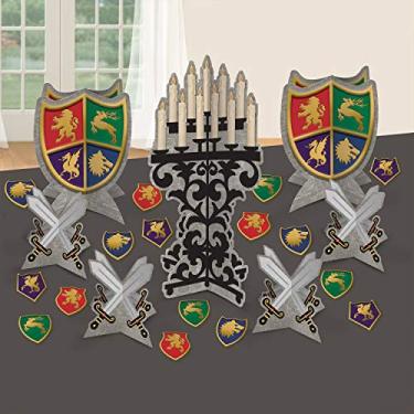 Imagem de amscan 280104 Kit de Decoração de Mesa Medieval - 8 Peças