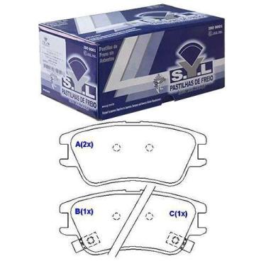 Imagem de Pastilha De Freio Dianteira - Sistema Mando - ATOS 01 - SYL1264