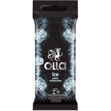 Imagem de Camisinha Olla Ice Efeito Refrescante Com 6 Preservativos