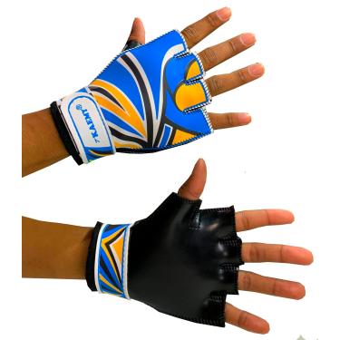 Imagem de Luva Futsal Infantil (Azul/Amarelo, G)