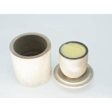 Imagem de Manteigueira francesa em pedra sabão - clara