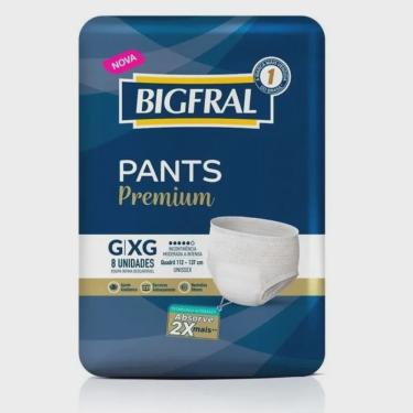 Imagem de Roupa íntima descartável bigfral moviment (tam. g/xg - c/ 8 unds. ) unissex - bigfral