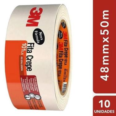 Imagem de Fita Crepe 48MM X 50M 3M 101LA 10 Rolos
