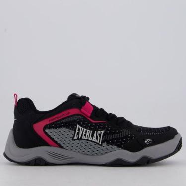 Imagem de Tênis Everlast Forceknit 6 Low Feminino Preto e Rosa, 36