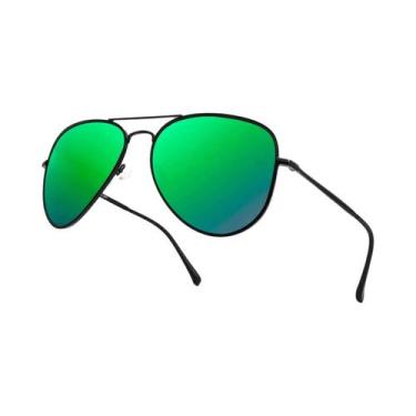 Imagem de Óculos de sol polarizados MAXJULI para cabeças grandes homens mulheres