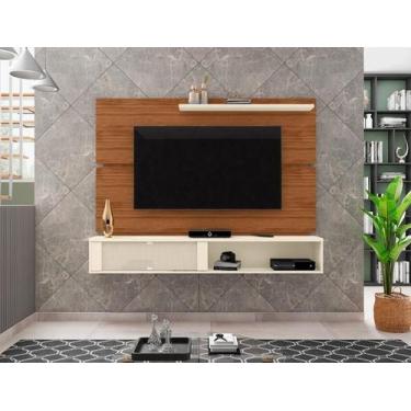 Imagem de Home Suspenso Dom TV de 75" Cinamomo Mel / Off White - Mobler