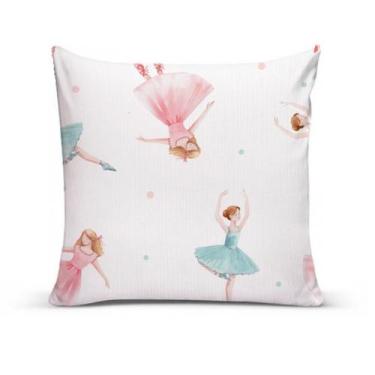 Imagem de Almofada Para Sofá Sala Cama Quarto 30x30 Cheia Com Capa - Cine Couple