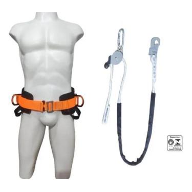 Imagem de Cinturão Abdominal com Talabarte de Posicionamento em Corda - SAFE CIN