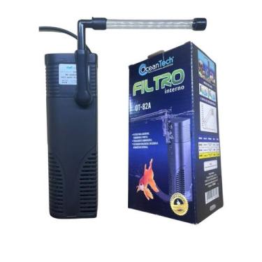 Imagem de Filtro Interno OT-82A Ocean Tech 220v 450L/h Bomba Aquario